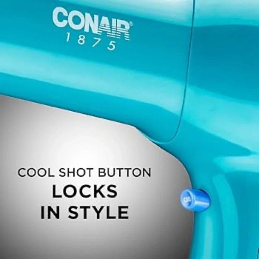 Conair 1875 Watt‎ Full-Size Pro Hair Dryer Teal Ionic Ceramic 225P